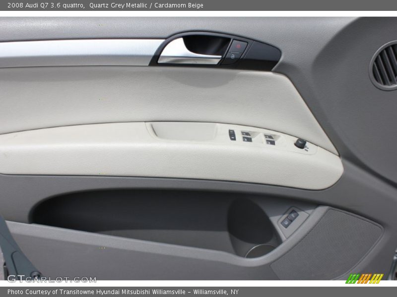 Quartz Grey Metallic / Cardamom Beige 2008 Audi Q7 3.6 quattro