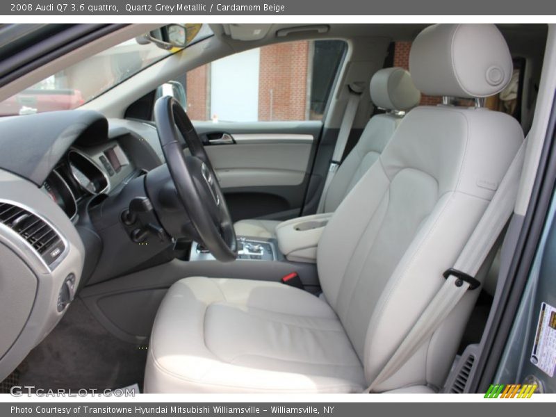 Quartz Grey Metallic / Cardamom Beige 2008 Audi Q7 3.6 quattro