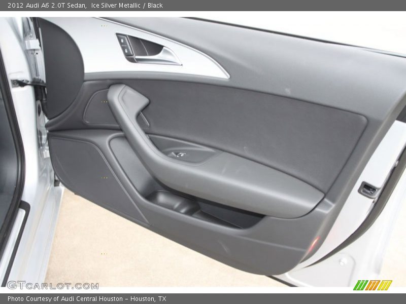 Ice Silver Metallic / Black 2012 Audi A6 2.0T Sedan