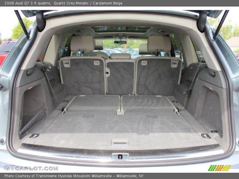 Quartz Grey Metallic / Cardamom Beige 2008 Audi Q7 3.6 quattro