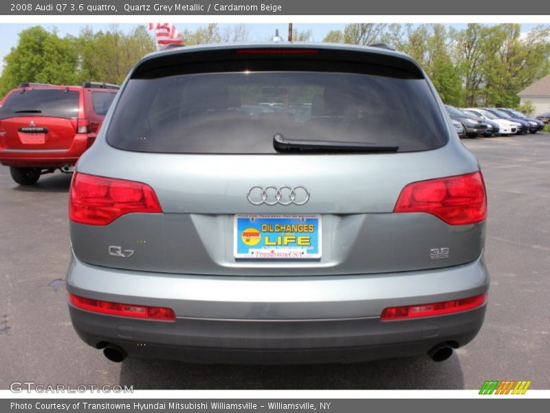 Quartz Grey Metallic / Cardamom Beige 2008 Audi Q7 3.6 quattro