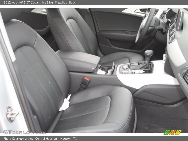 Ice Silver Metallic / Black 2012 Audi A6 2.0T Sedan