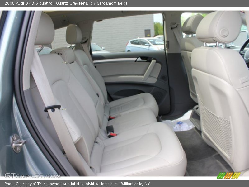 Quartz Grey Metallic / Cardamom Beige 2008 Audi Q7 3.6 quattro