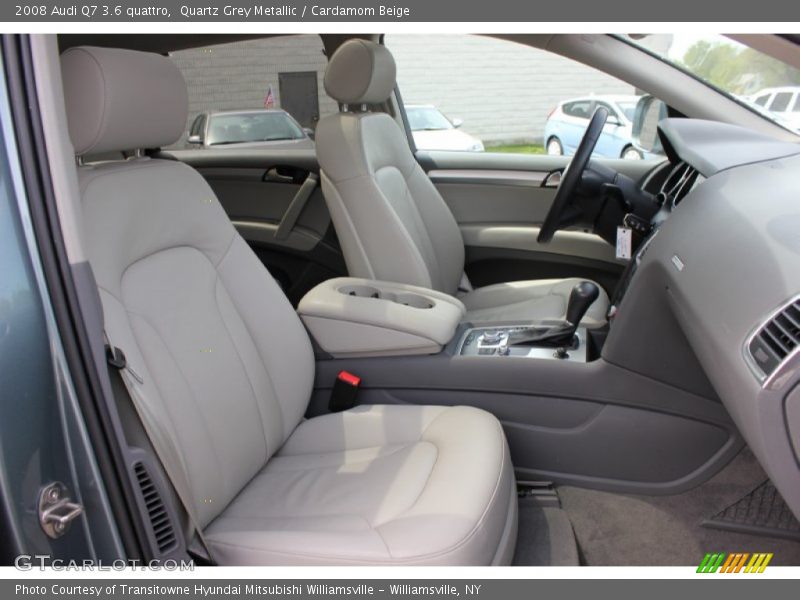 Quartz Grey Metallic / Cardamom Beige 2008 Audi Q7 3.6 quattro