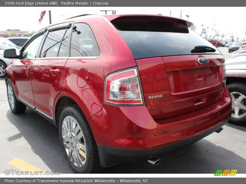 Redfire Metallic / Charcoal 2008 Ford Edge Limited AWD