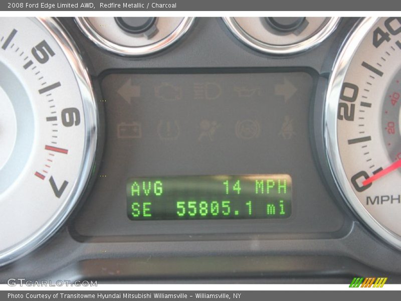 Redfire Metallic / Charcoal 2008 Ford Edge Limited AWD