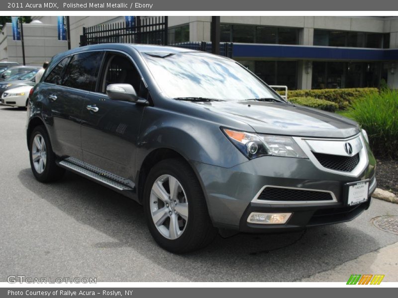 Polished Metal Metallic / Ebony 2011 Acura MDX