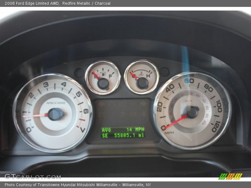 Redfire Metallic / Charcoal 2008 Ford Edge Limited AWD