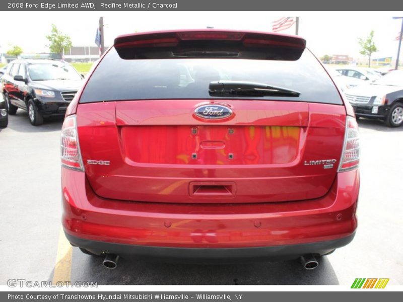 Redfire Metallic / Charcoal 2008 Ford Edge Limited AWD
