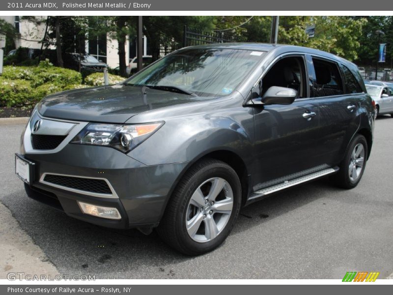 Polished Metal Metallic / Ebony 2011 Acura MDX