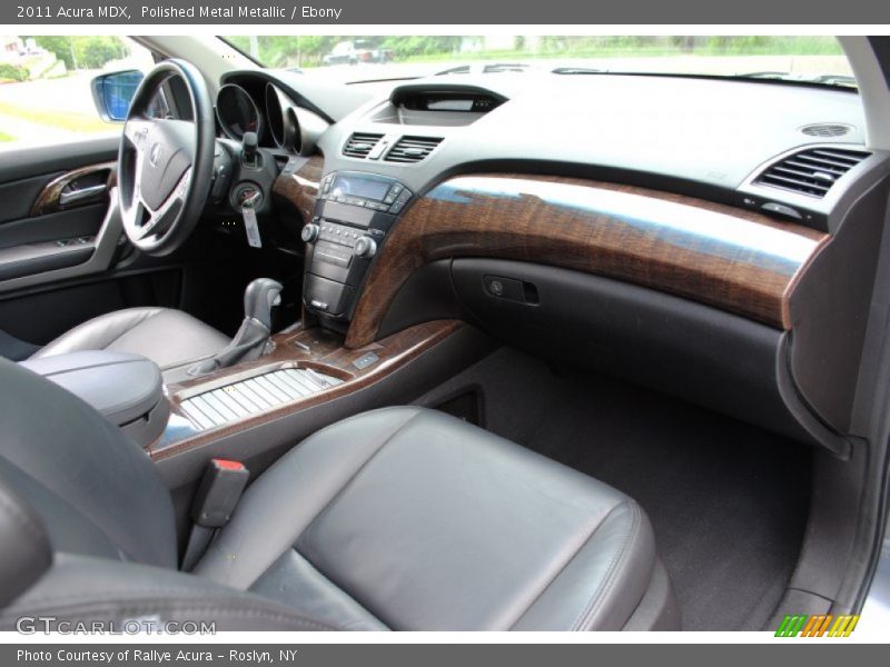 Polished Metal Metallic / Ebony 2011 Acura MDX