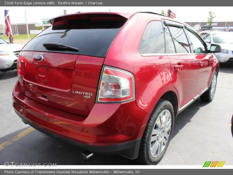 Redfire Metallic / Charcoal 2008 Ford Edge Limited AWD