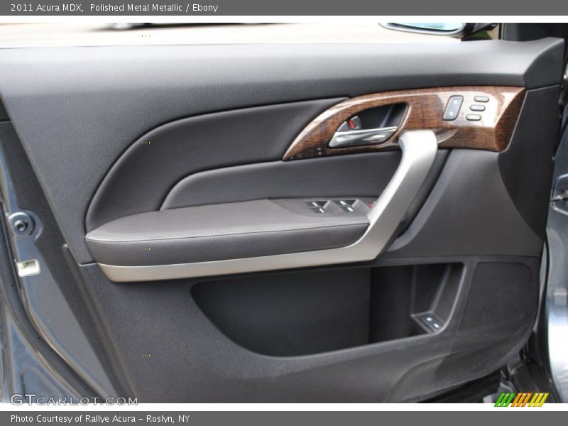 Polished Metal Metallic / Ebony 2011 Acura MDX