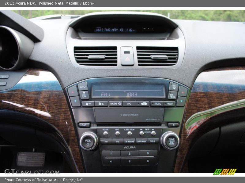 Polished Metal Metallic / Ebony 2011 Acura MDX