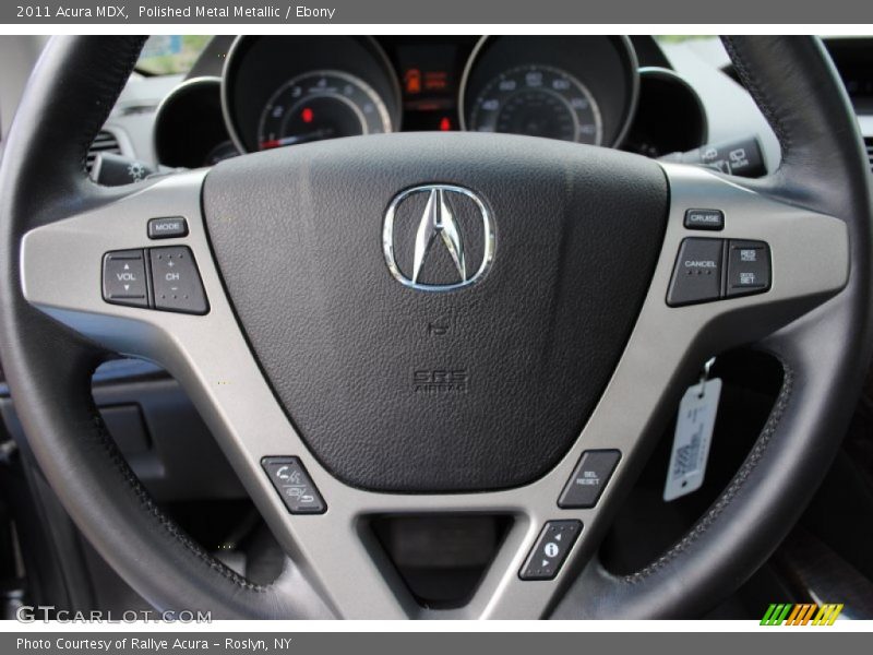 Polished Metal Metallic / Ebony 2011 Acura MDX