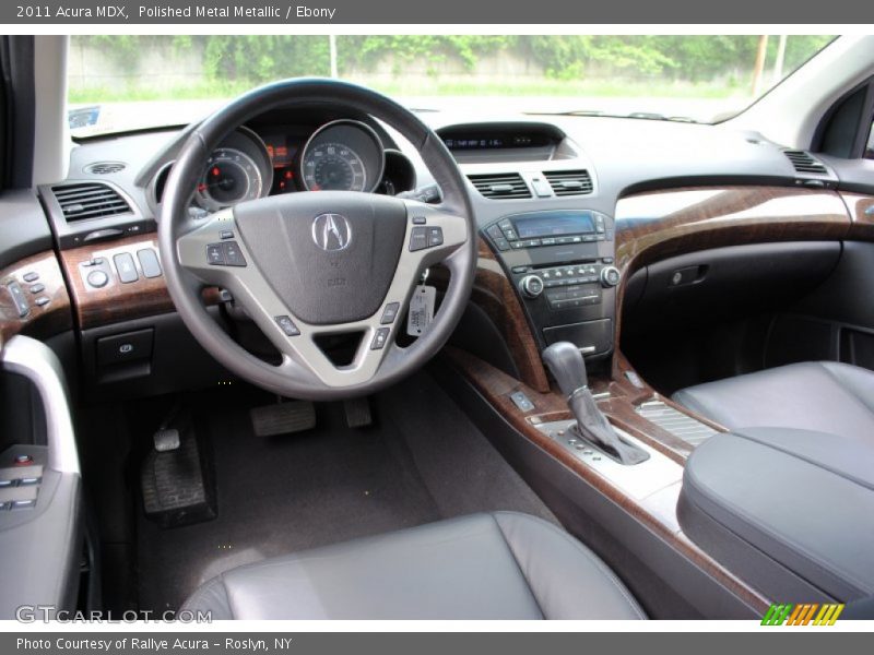 Polished Metal Metallic / Ebony 2011 Acura MDX