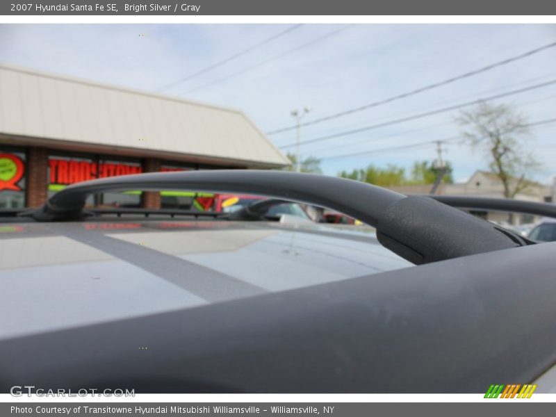 Bright Silver / Gray 2007 Hyundai Santa Fe SE