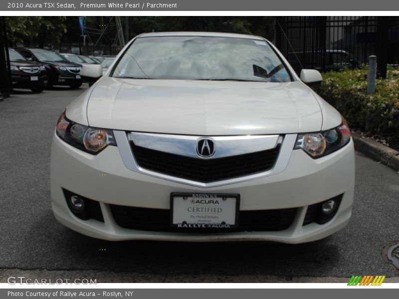 Premium White Pearl / Parchment 2010 Acura TSX Sedan