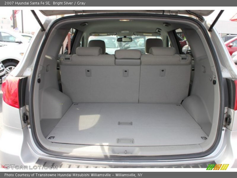 Bright Silver / Gray 2007 Hyundai Santa Fe SE