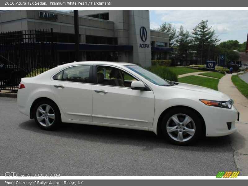 Premium White Pearl / Parchment 2010 Acura TSX Sedan