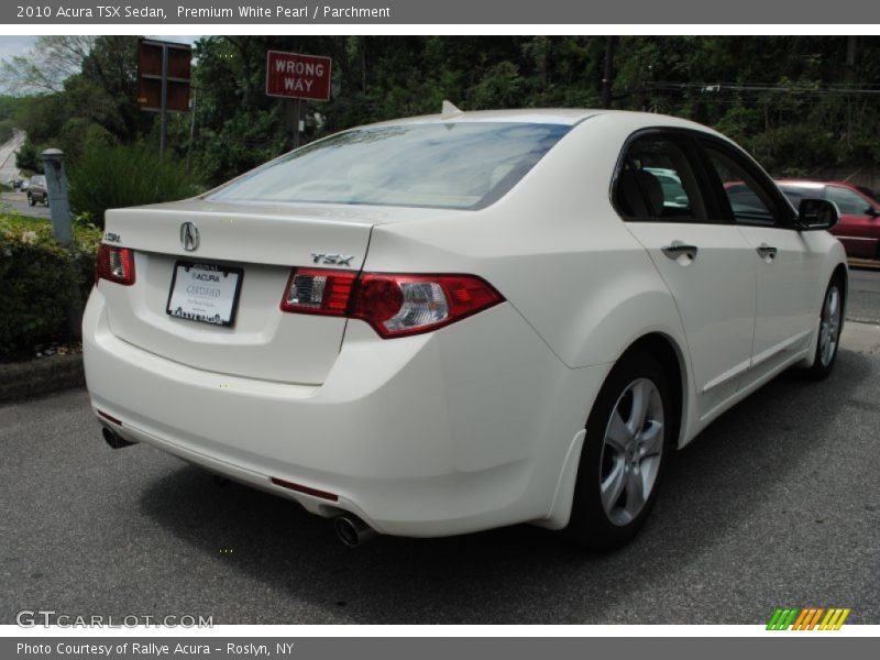 Premium White Pearl / Parchment 2010 Acura TSX Sedan