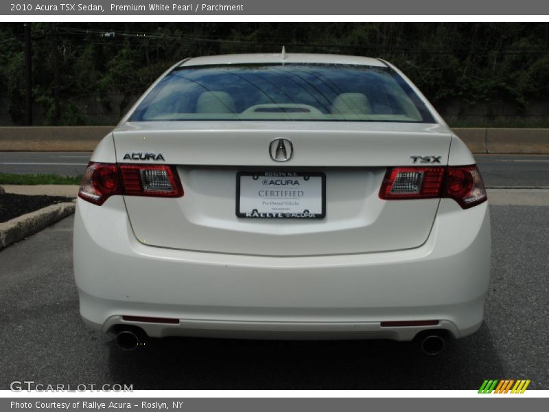 Premium White Pearl / Parchment 2010 Acura TSX Sedan
