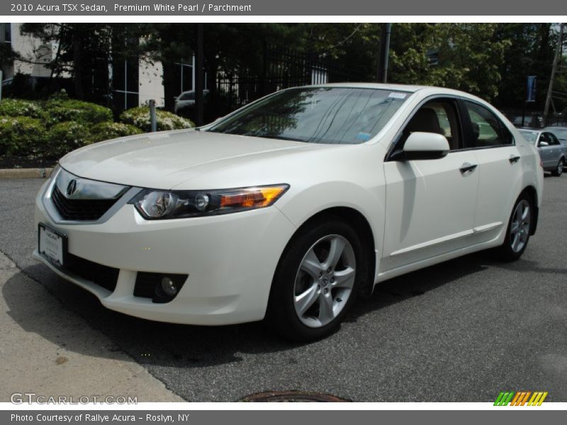 Premium White Pearl / Parchment 2010 Acura TSX Sedan