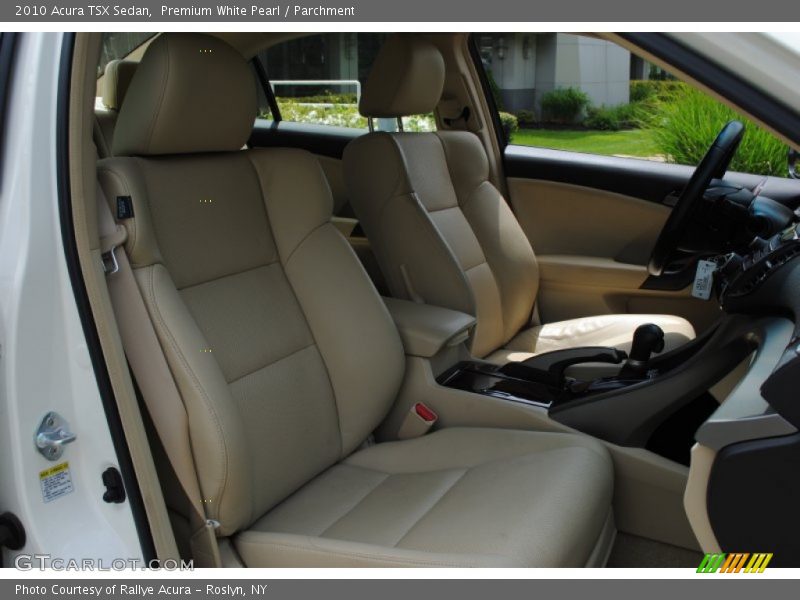 Premium White Pearl / Parchment 2010 Acura TSX Sedan