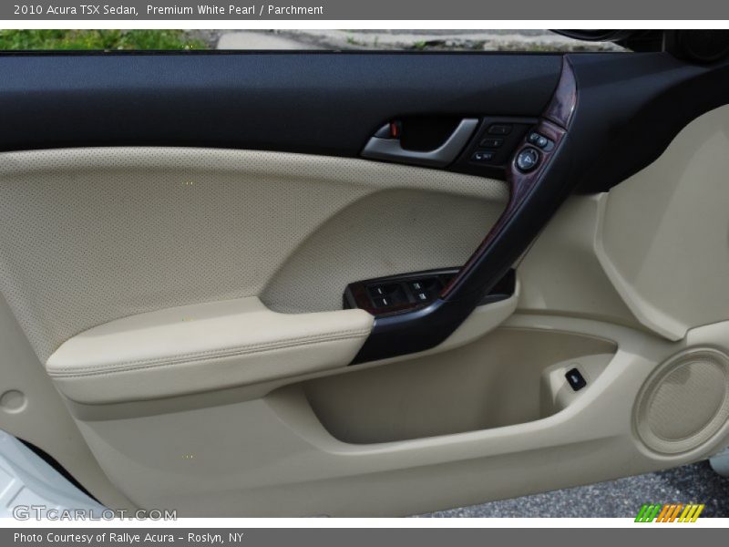 Premium White Pearl / Parchment 2010 Acura TSX Sedan
