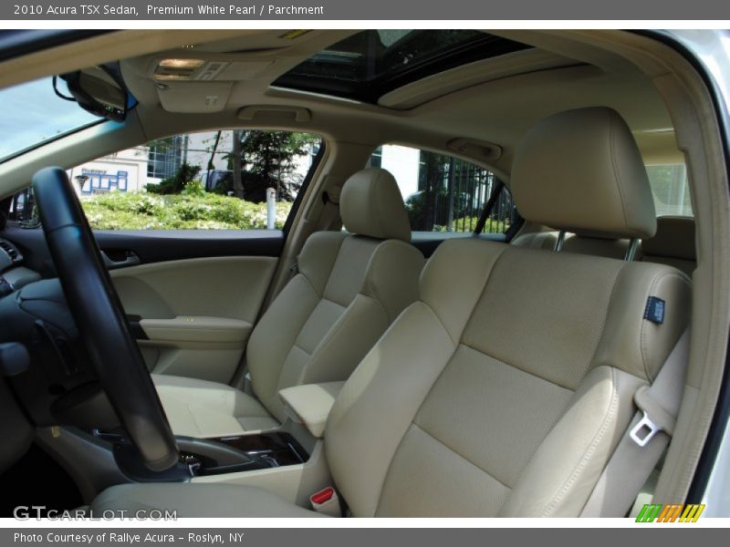 Premium White Pearl / Parchment 2010 Acura TSX Sedan