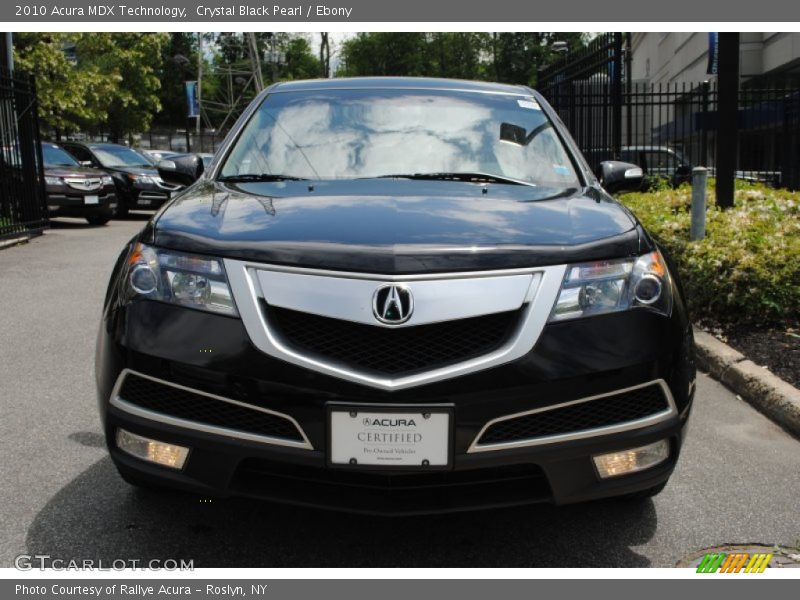 Crystal Black Pearl / Ebony 2010 Acura MDX Technology