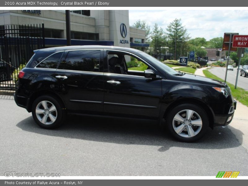 Crystal Black Pearl / Ebony 2010 Acura MDX Technology