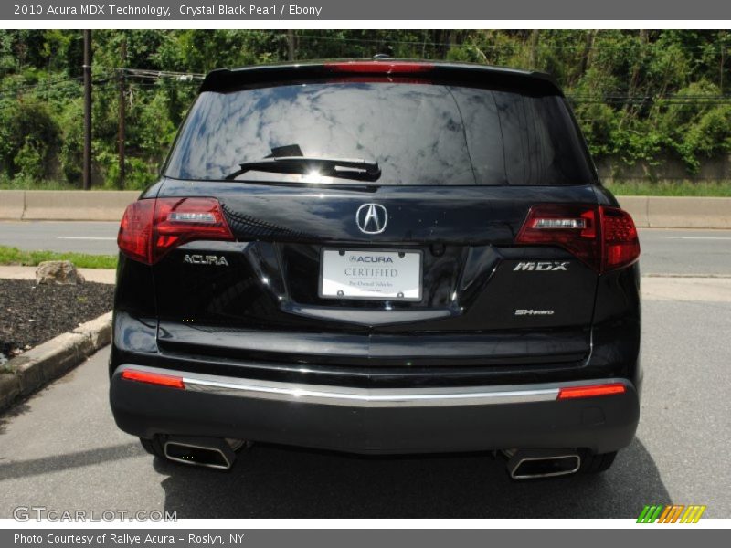 Crystal Black Pearl / Ebony 2010 Acura MDX Technology