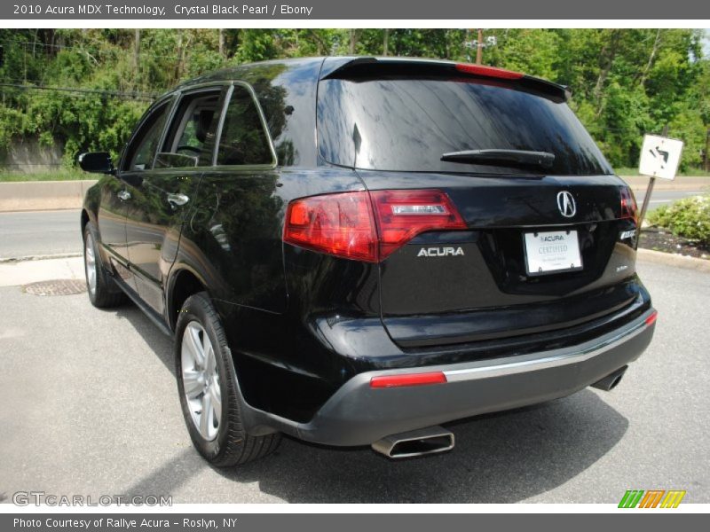 Crystal Black Pearl / Ebony 2010 Acura MDX Technology