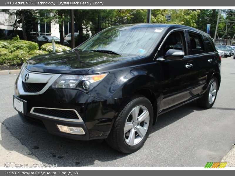 Crystal Black Pearl / Ebony 2010 Acura MDX Technology