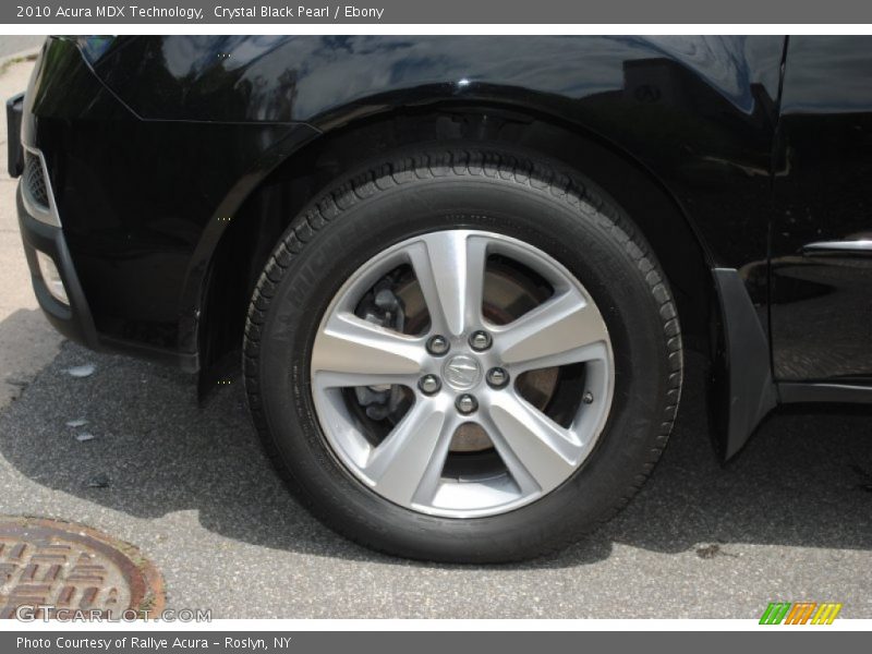 Crystal Black Pearl / Ebony 2010 Acura MDX Technology