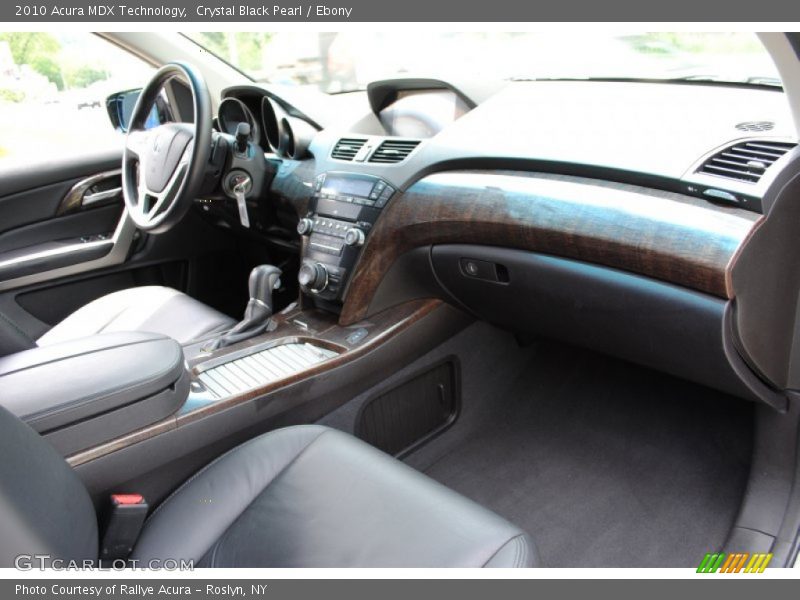 Crystal Black Pearl / Ebony 2010 Acura MDX Technology