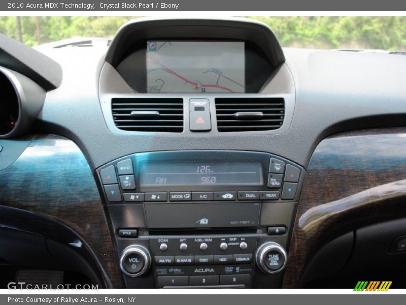 Crystal Black Pearl / Ebony 2010 Acura MDX Technology