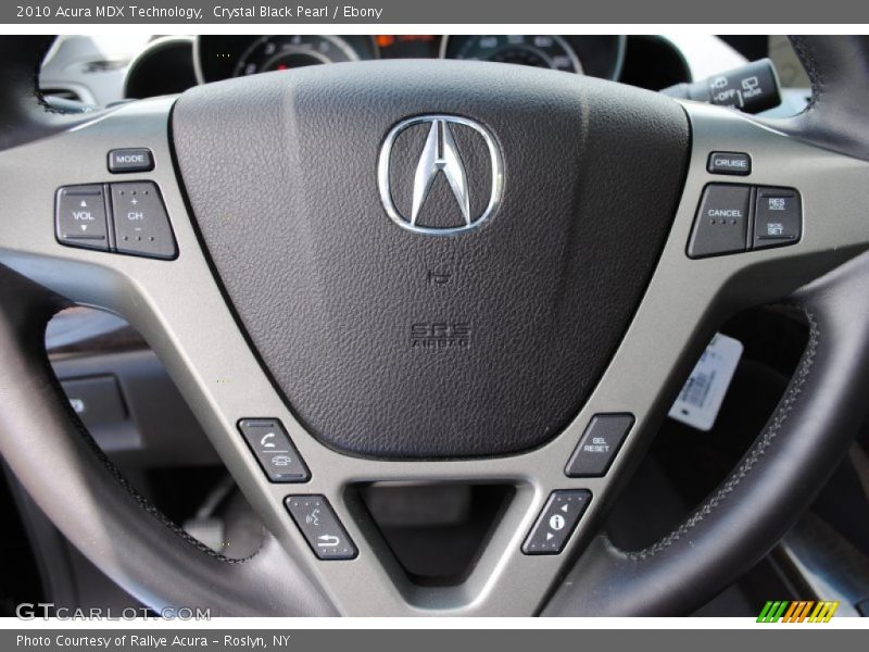 Crystal Black Pearl / Ebony 2010 Acura MDX Technology