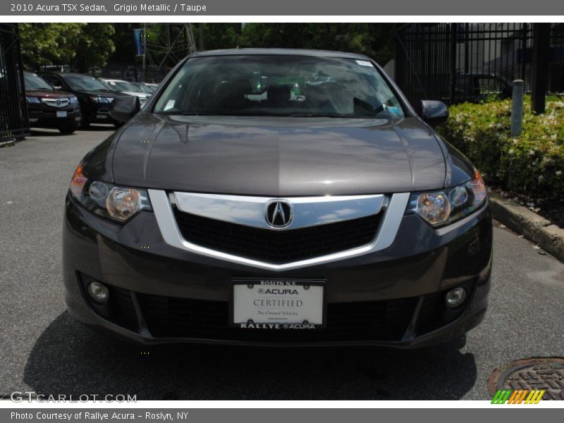Grigio Metallic / Taupe 2010 Acura TSX Sedan