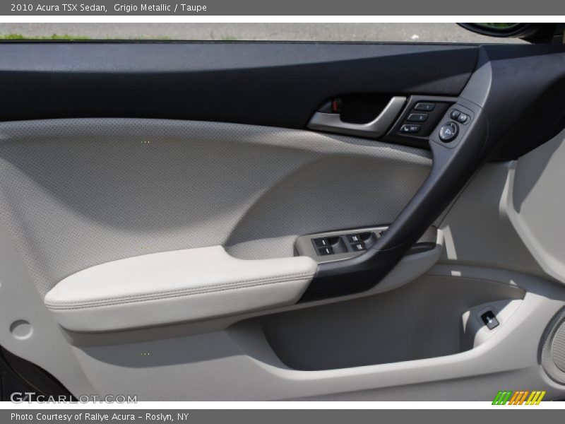 Grigio Metallic / Taupe 2010 Acura TSX Sedan