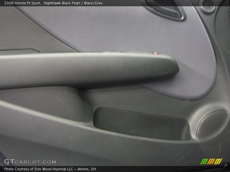 Nighthawk Black Pearl / Black/Grey 2008 Honda Fit Sport