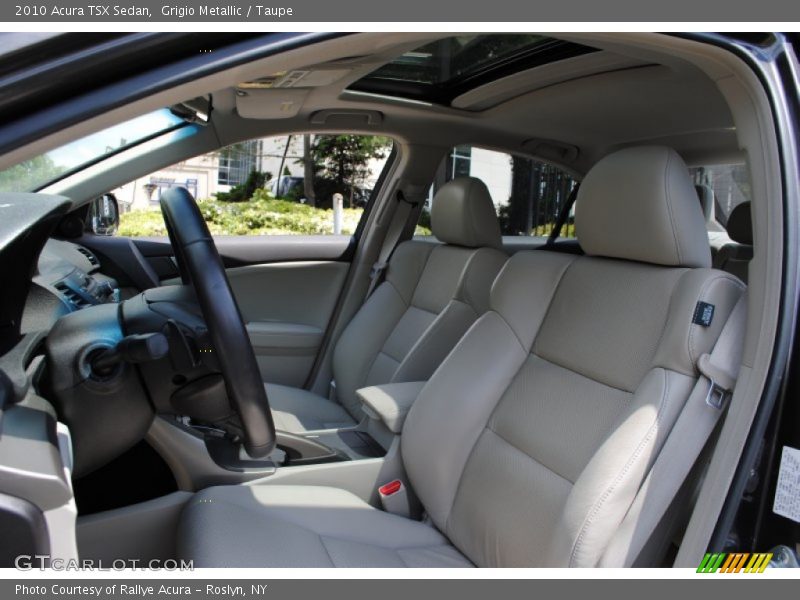 Grigio Metallic / Taupe 2010 Acura TSX Sedan