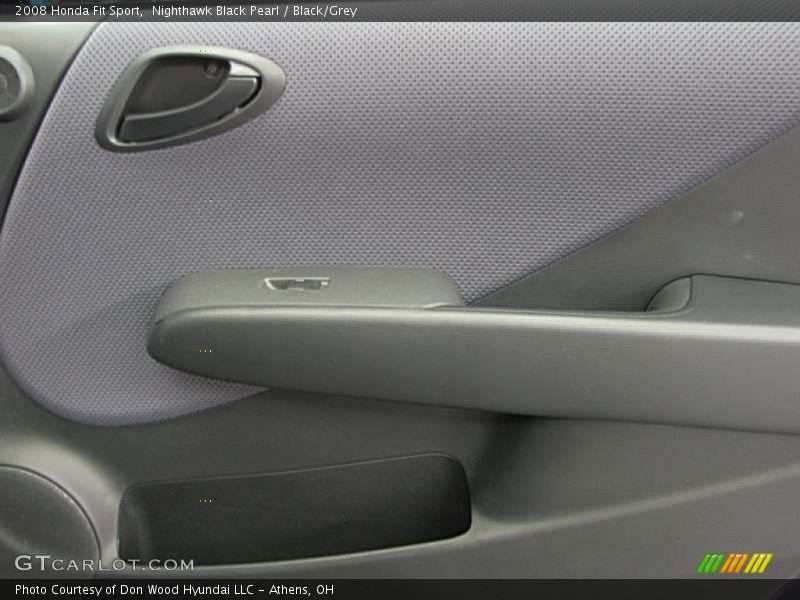 Nighthawk Black Pearl / Black/Grey 2008 Honda Fit Sport