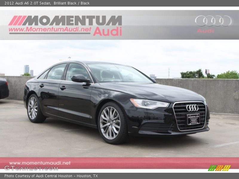 Brilliant Black / Black 2012 Audi A6 2.0T Sedan