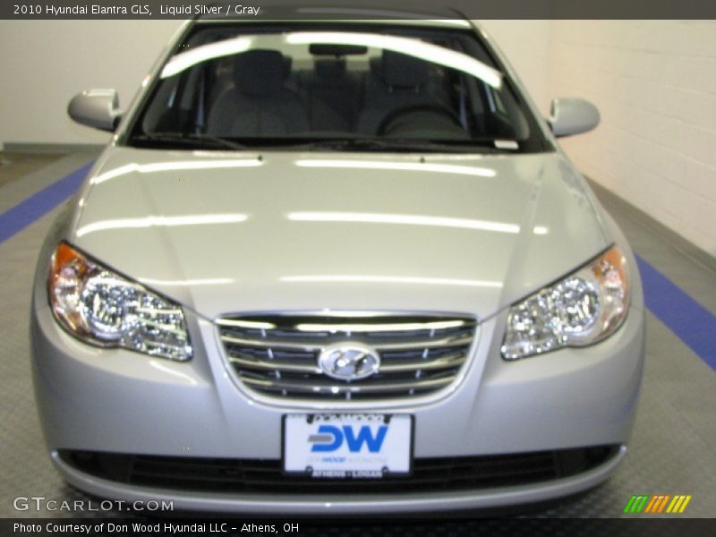 Liquid Silver / Gray 2010 Hyundai Elantra GLS