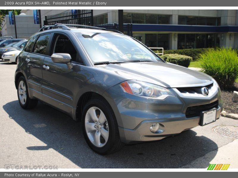 Polished Metal Metallic / Ebony 2009 Acura RDX SH-AWD