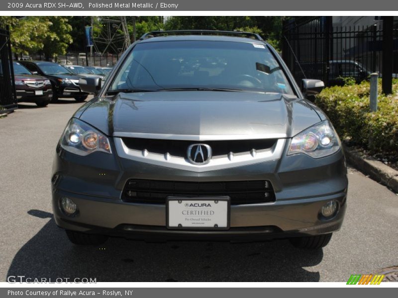 Polished Metal Metallic / Ebony 2009 Acura RDX SH-AWD