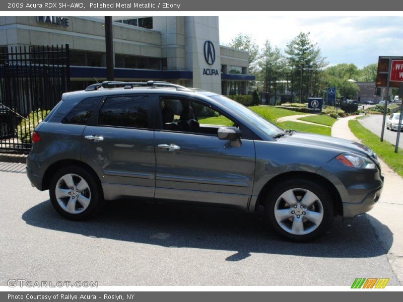 Polished Metal Metallic / Ebony 2009 Acura RDX SH-AWD