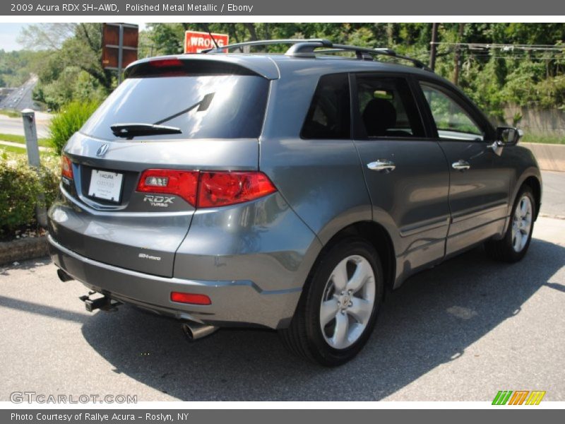 Polished Metal Metallic / Ebony 2009 Acura RDX SH-AWD